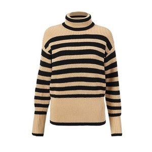 COPY - NWT cabi  Polo Turtleneck (4477); M; Cream/Black